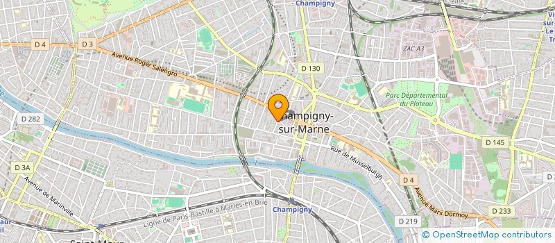 localisation de l'entreprise ASS COMPAGNIE DU REVE MIGRATEUR à CHAMPIGNY-SUR-MARNE