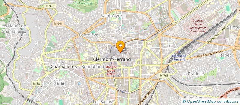 localisation de l'entreprise ASS COMPAGNIE ECART THEATRE  CLERMONT-FERRAND