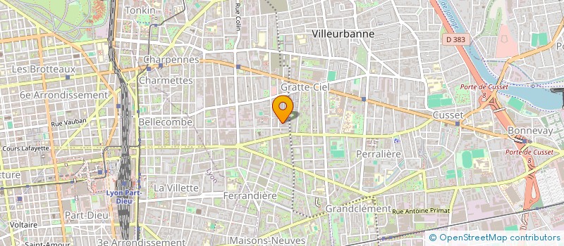 localisation de l'entreprise ASS.COMPAGNIE HERACLES DE VILLEURBANNE à VILLEURBANNE