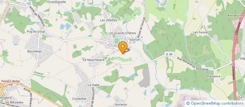 localisation de l'entreprise ASS COMPAGNIE LA LEZARDE à CHAPTELAT