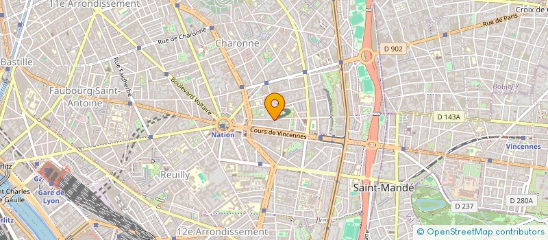 localisation de l'entreprise ASS COMPAGNIE LES SOURIS DANSENT  PARIS