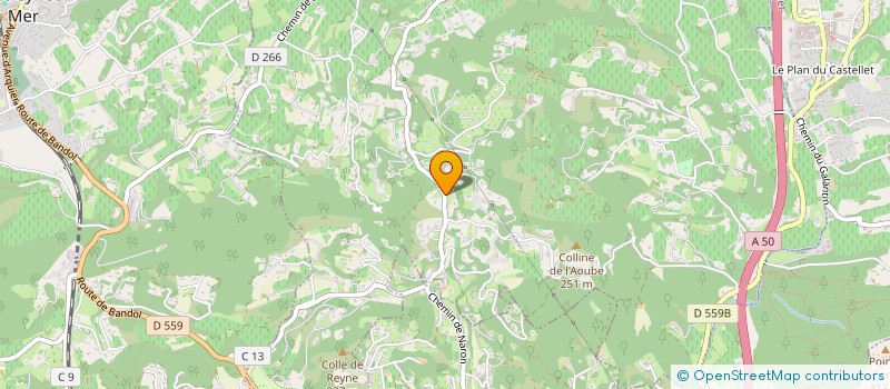 localisation de l'entreprise ASS COMPAGNIE N  LA CADIERE D'AZUR