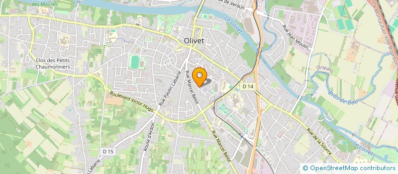 localisation de l'entreprise ASS COMPAGNIE OFFSHORE à OLIVET