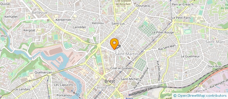 localisation de l'entreprise ASS COMPAGNIE PANTEATR à BREST