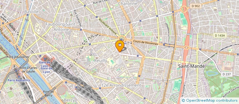 localisation de l'entreprise ASS COMPAGNIE PARIS SUD  PARIS