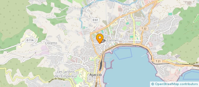 localisation de l'entreprise ASS COMPAGNIE STONDE  AJACCIO