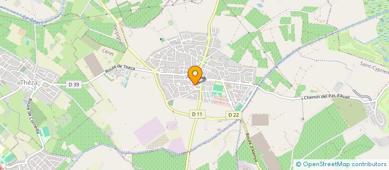 localisation de l'entreprise ASS COMPAGNIE THEATRE VOLUBILIS  ELNE