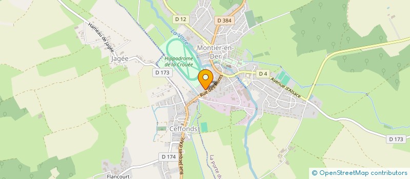 localisation de l'entreprise ASS COMPAGNONS DE ST PIERRE à SOMMEVOIRE