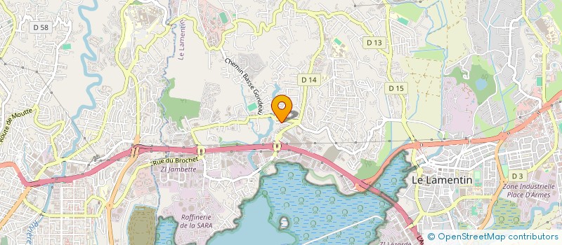 localisation de l'entreprise ASS COMPTABLES ET AIDES COMPTABLES  LE LAMENTIN