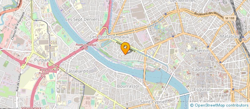 localisation de l'entreprise ASS COMPTABLES TOULOUSE ET REGION à TOULOUSE