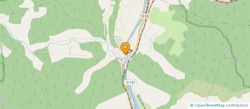 localisation de l'entreprise ASS COMPTOIR DU DIOIS  PONTAIX