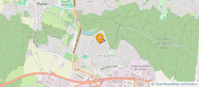 localisation de l'entreprise ASS CONCERT'OK à PLAISIR