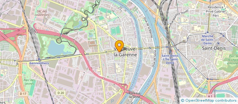 localisation de l'entreprise ASS CONFEDER à VILLENEUVE-LA-GARENNE