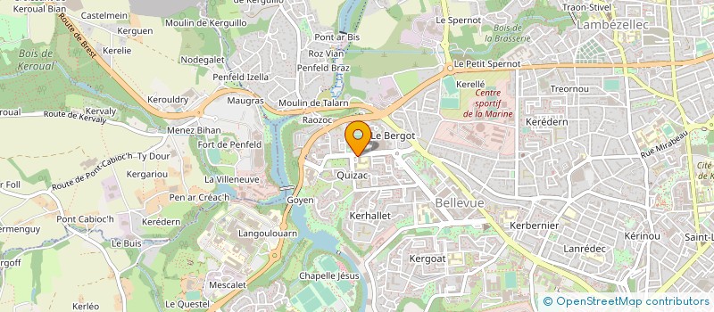 localisation de l'entreprise ASS CONFEDERATION SYNDICALE DES FAMILLES à BREST