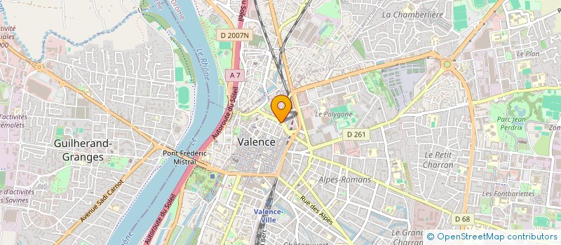localisation de l'entreprise ASS CONFRERIE AIL DROME  VALENCE
