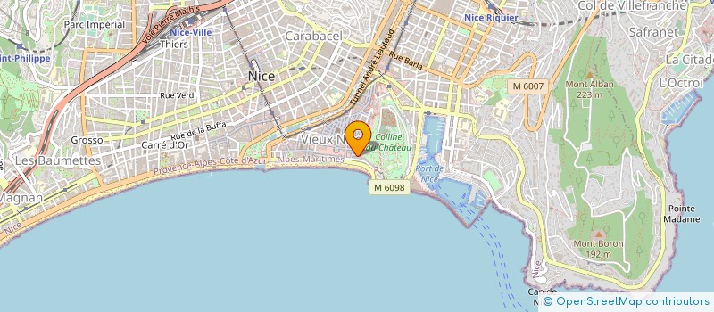 localisation de l'entreprise ASS CONFRERIE DE LA TRES STE TRINITE à NICE