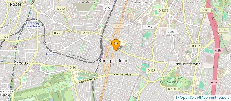 localisation de l'entreprise ASS  CONGREG NOTRE DAME DU CALVAIRE à BOURG-LA-REINE