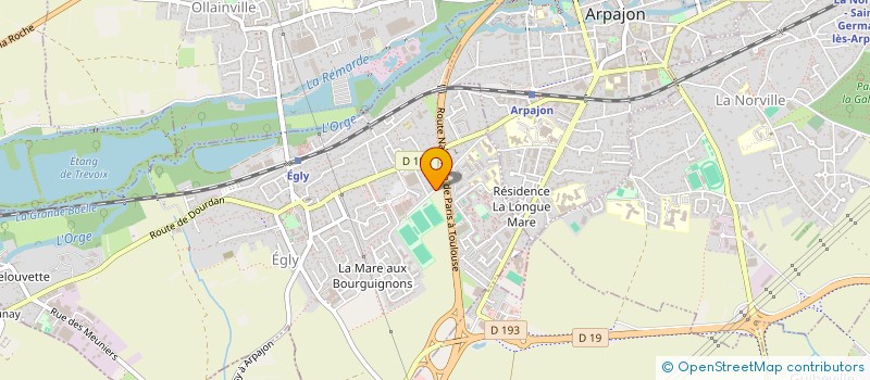 localisation de l'entreprise ASS CONGREGATION DES TEMOINS JEHOVAH  EGLY