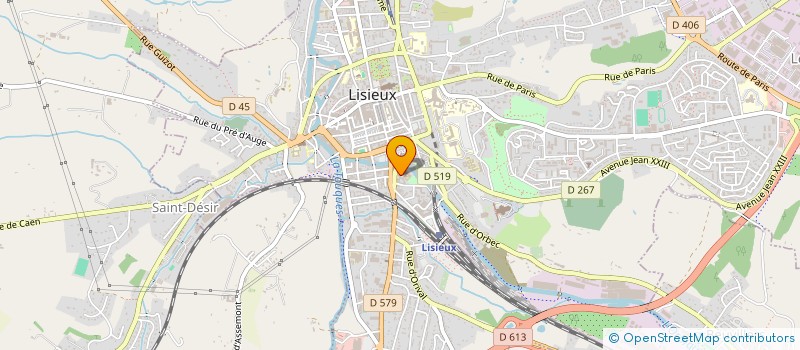 localisation de l'entreprise ASS CONGREGATION DU CARMEL  LISIEUX