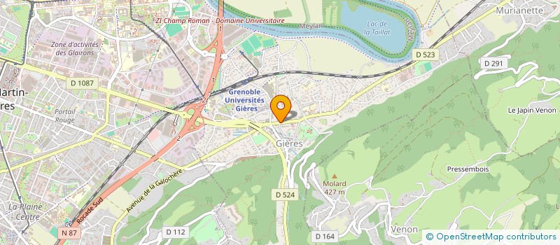 localisation de l'entreprise ASS  CONGREGATION N D DE LA SALETTE  GIERES