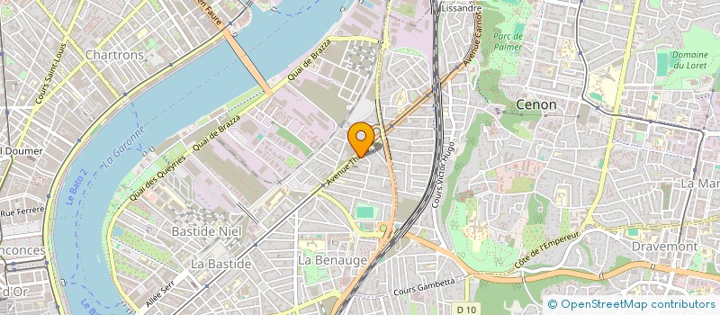 localisation de l'entreprise ASS CONNAISSANCE DE L ART VOCAL  BORDEAUX