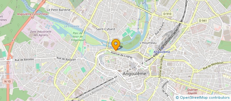 localisation de l'entreprise ASS CONQUISTADORES à ANGOULEME