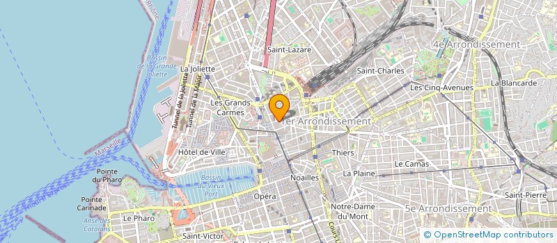 localisation de l'entreprise ASS CONSEIL CREAT ENTREPR & COOP INTERNA à MARSEILLE