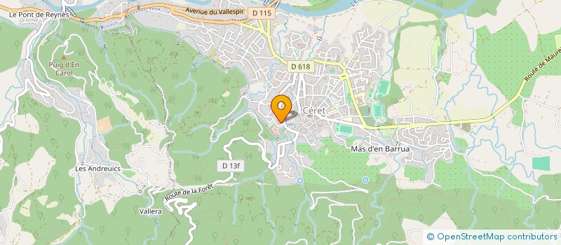 localisation de l'entreprise ASS CONSEIL DE DEVELOP. PAYS PYRENEES ME à CERET