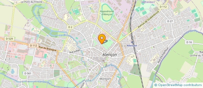 localisation de l'entreprise ASS CONSEIL DEPART ORDRE MEDECINS ORNE à ALENCON