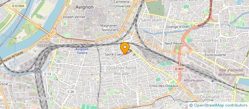 localisation de l'entreprise ASS CONSEIL DEVELOPPEMENT ET FORMATION  AVIGNON