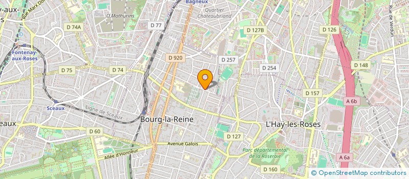 localisation de l'entreprise ASS CONSEIL FORMATION COMMUNICATION à BOURG-LA-REINE