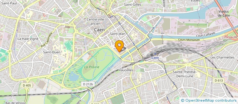 localisation de l'entreprise ASS CONSEIL GEN SOCIAL REPUBLI CALVADOS à CAEN
