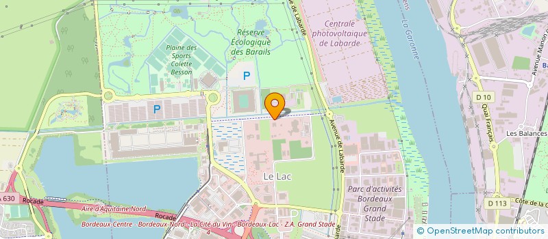 localisation de l'entreprise ASS CONSEIL HABITAT 33 à BORDEAUX