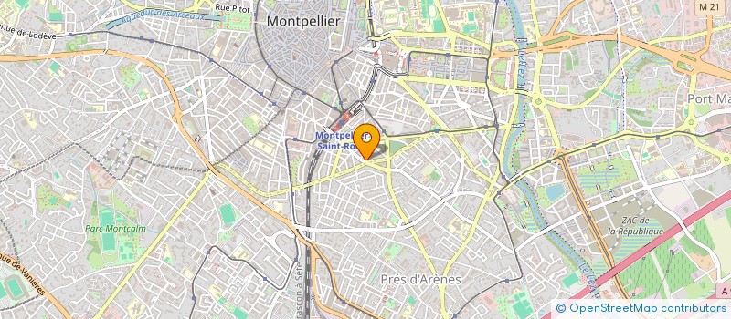 localisation de l'entreprise ASS CONSEIL INNOV PREST SERVIC DIVER à MONTPELLIER