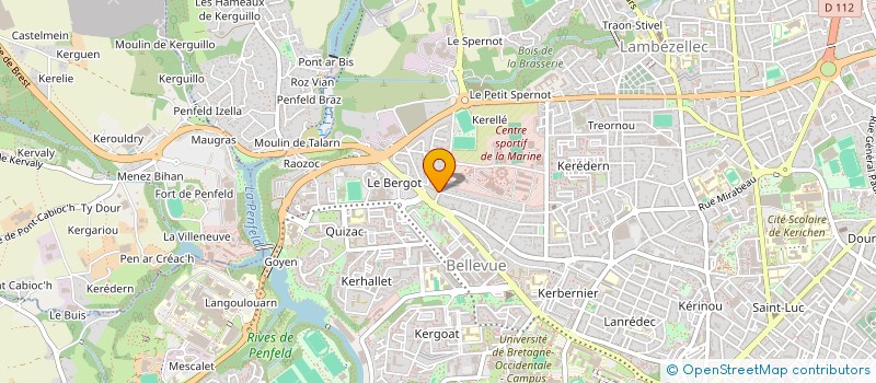 localisation de l'entreprise ASS CONSEIL LOCAL FCPE HALTE GARDERIE  BREST