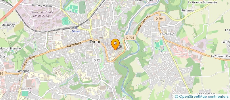 localisation de l'entreprise ASS CONSEIL LOCAL PARENTS D ELEVES à DINAN