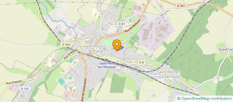 localisation de l'entreprise ASS CONSEIL & SERVICE EN EXPL AGRICOLE à SAINT-POL-SUR-TERNOISE