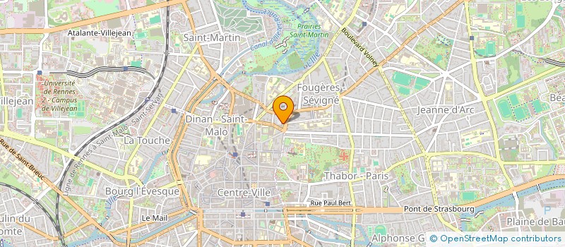 localisation de l'entreprise ASS CONSEILLERS PHARMACIENS AGREES  RENNES