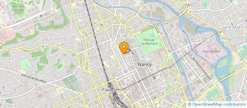 localisation de l'entreprise ASS CONSEILLERS REG VERTS DE LORRAINE à NANCY