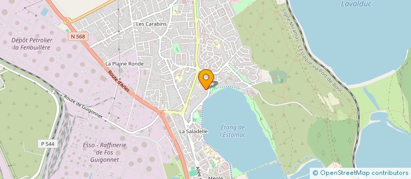 localisation de l'entreprise ASS CONSEILS PARENTS ELEVES VILLE DE FOS  FOS-SUR-MER