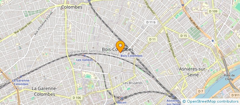 localisation de l'entreprise ASS CONSERVATOIRE DE BOIS COLOMBES à BOIS-COLOMBES