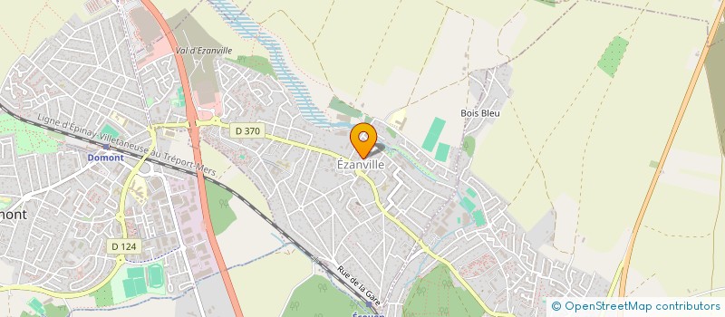 localisation de l'entreprise ASS CONSERVATOIRE DE MUSIQUE DE DANSE ET  EZANVILLE