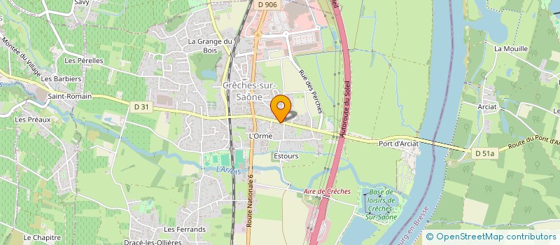 localisation de l'entreprise ASS CONSOMMATEURS DE PRODUITS NATURELS  CRECHES-SUR-SAONE