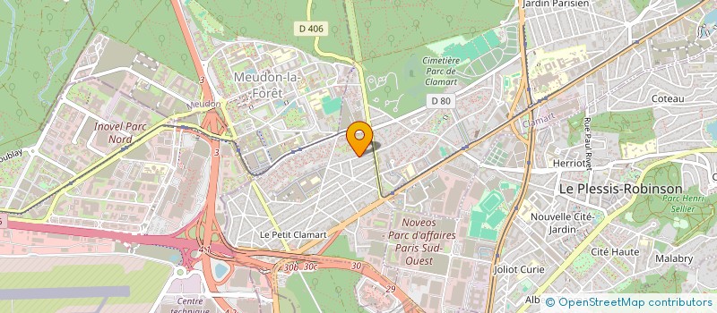 localisation de l'entreprise ASS CONSOMMATION CADRE VIE OPHLM CLAMART à CLAMART