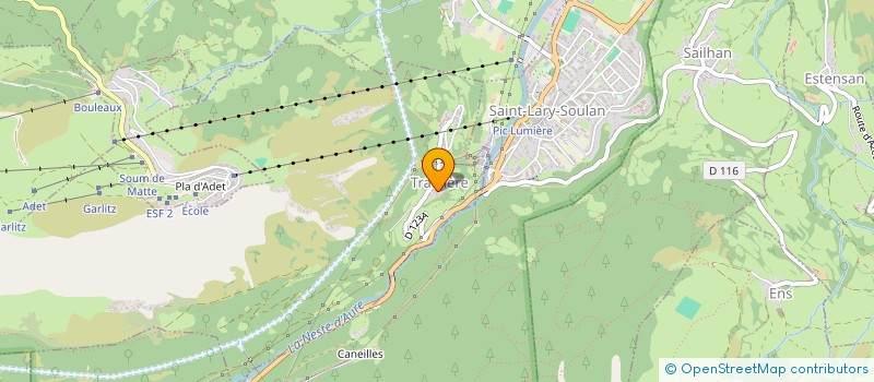 localisation de l'entreprise ASS CONSTRUIRE LA PLURIACTIVITE à SAINT-LARY-SOULAN