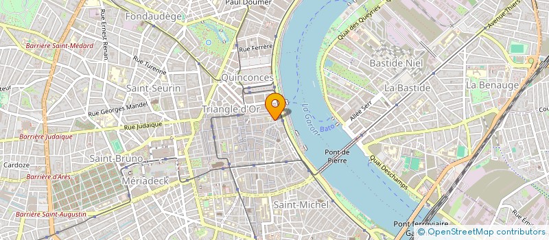 localisation de l'entreprise ASS CONSULAIRE RECHERCHE ENS FORMATION à BORDEAUX