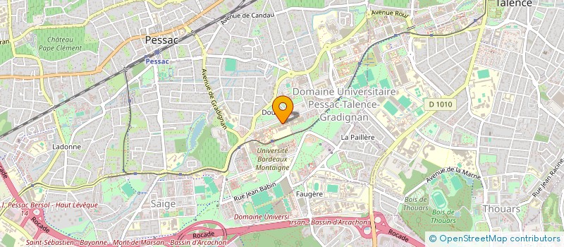 localisation de l'entreprise ASS CONTENTIEUX ET AFFAIRES PUBLICS à PESSAC