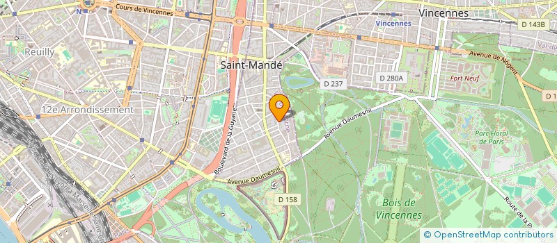 localisation de l'entreprise ASS CONTRE DOPAGE PREVENTION CONNAISSANC à SAINT-MANDE