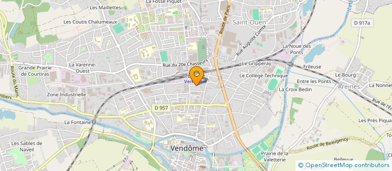 localisation de l'entreprise ASS.CONTRE LA POLYCONDRYTE-ATROFIANTE à VENDOME