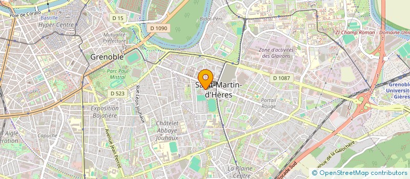 localisation de l'entreprise ASS CONTRE TEMPS  SAINT-MARTIN-D'HERES